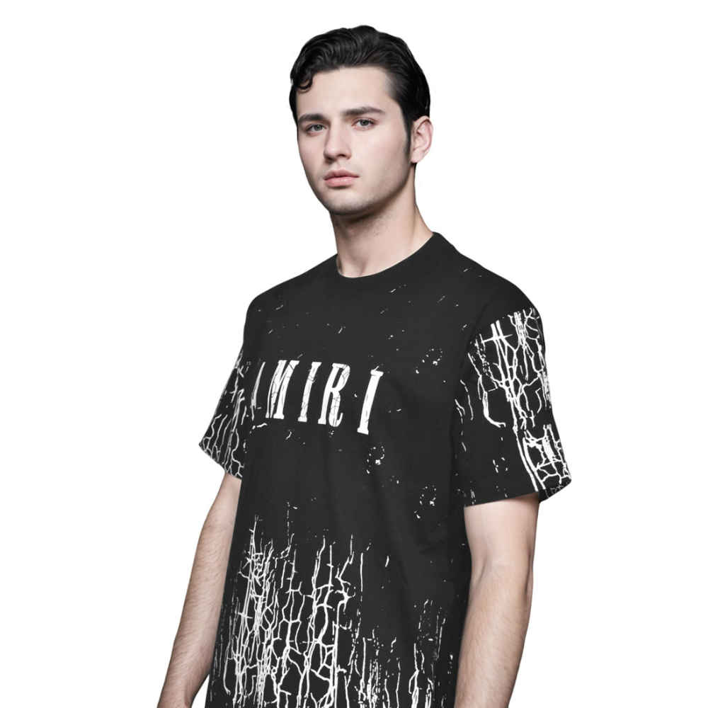Amiri Black Premium Quality T-shirt-2