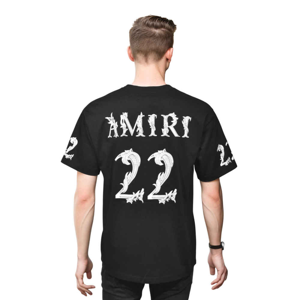 Amiri Black Premium Quality T-shirt-1