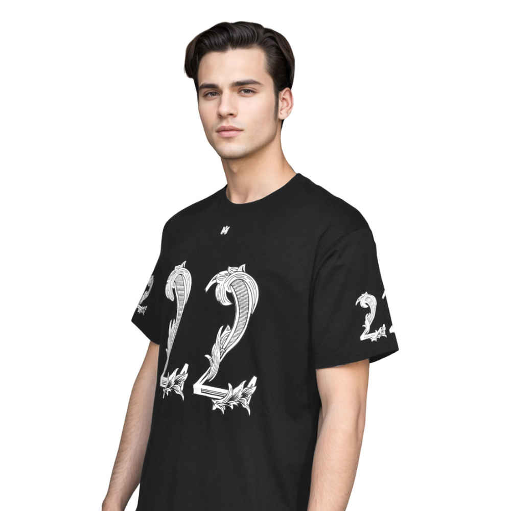 Amiri Black Premium Quality T-shirt-2