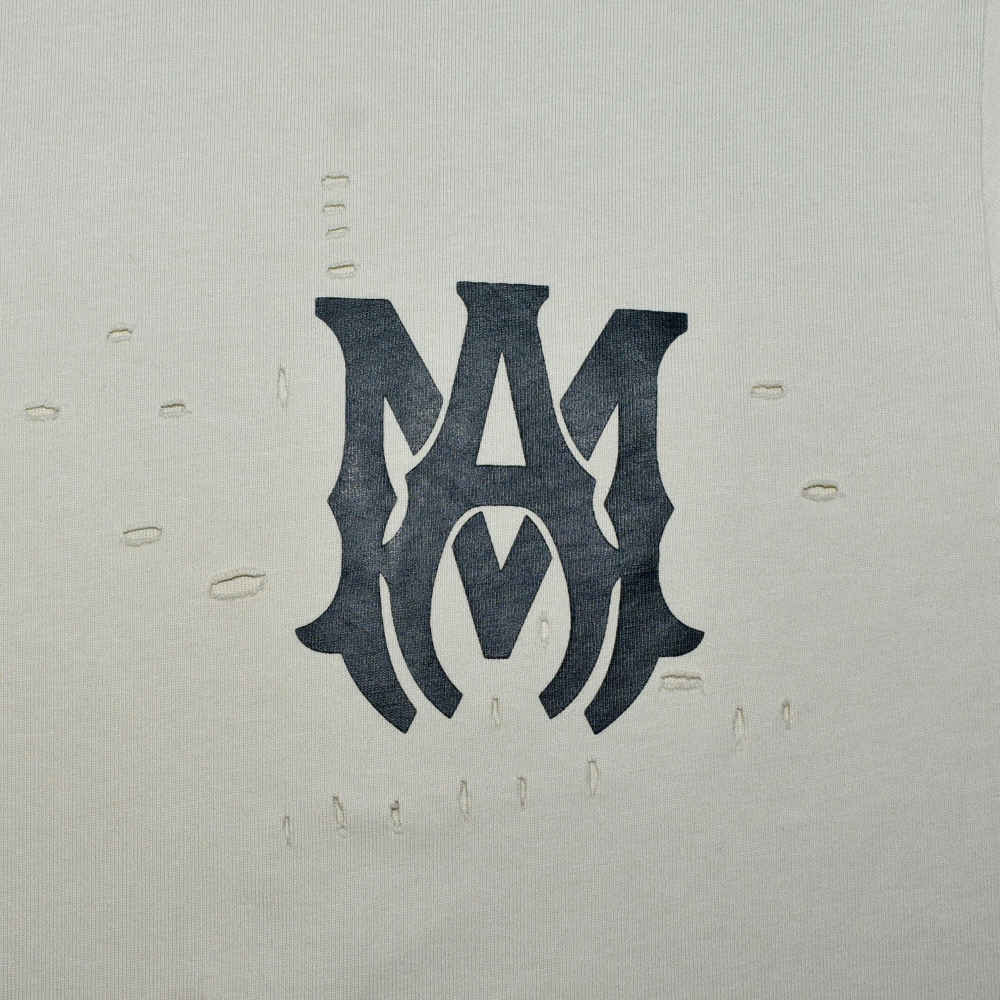 Amiri Cream Premium Quality T-shirt-3