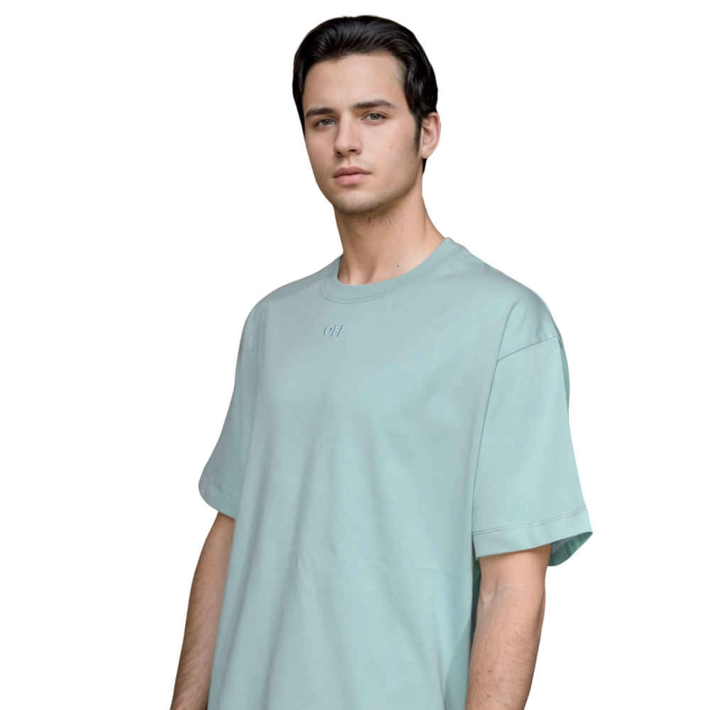Off-White Sky Blue Premium Quality T-shirt-2
