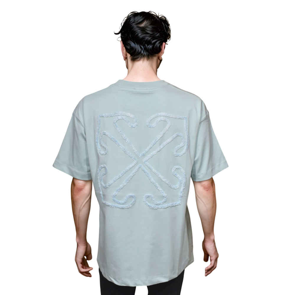 Off-White Sky Blue Premium Quality T-shirt-1