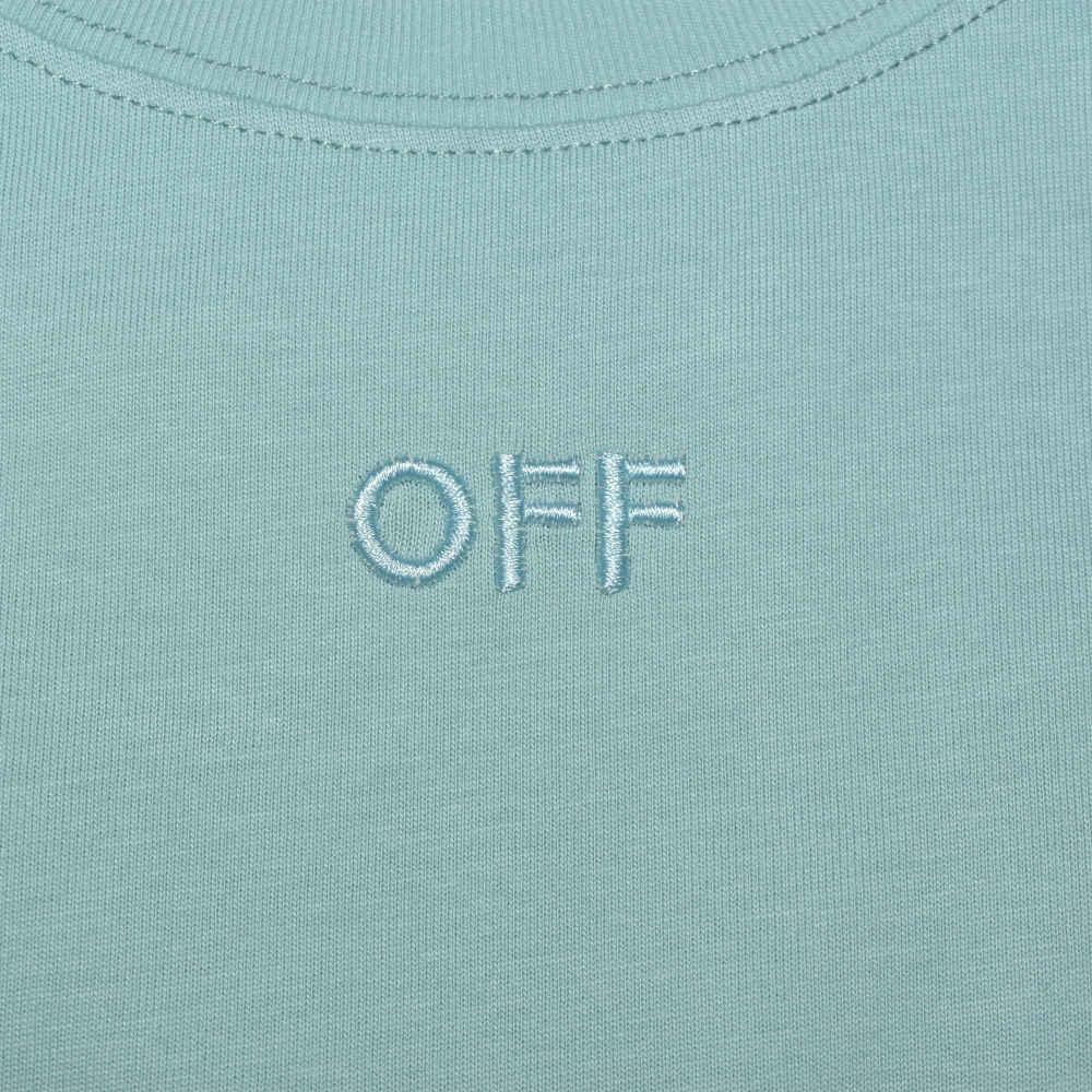 Off-White Sky Blue Premium Quality T-shirt-3