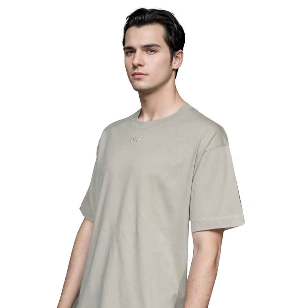 Off-White Cream Premium Quality T-shirt-2