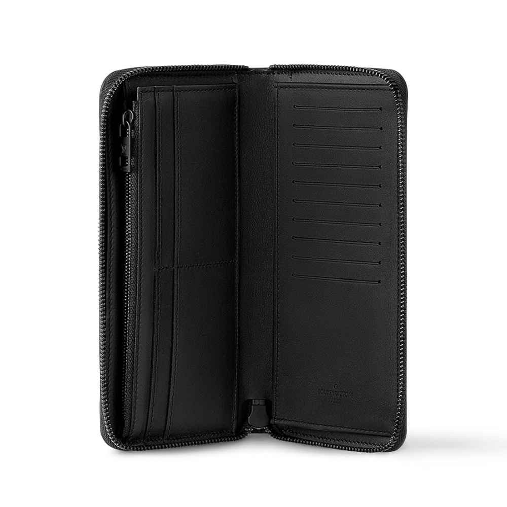 Louis Vuitton Black Premium Long Wallet-thumb-1