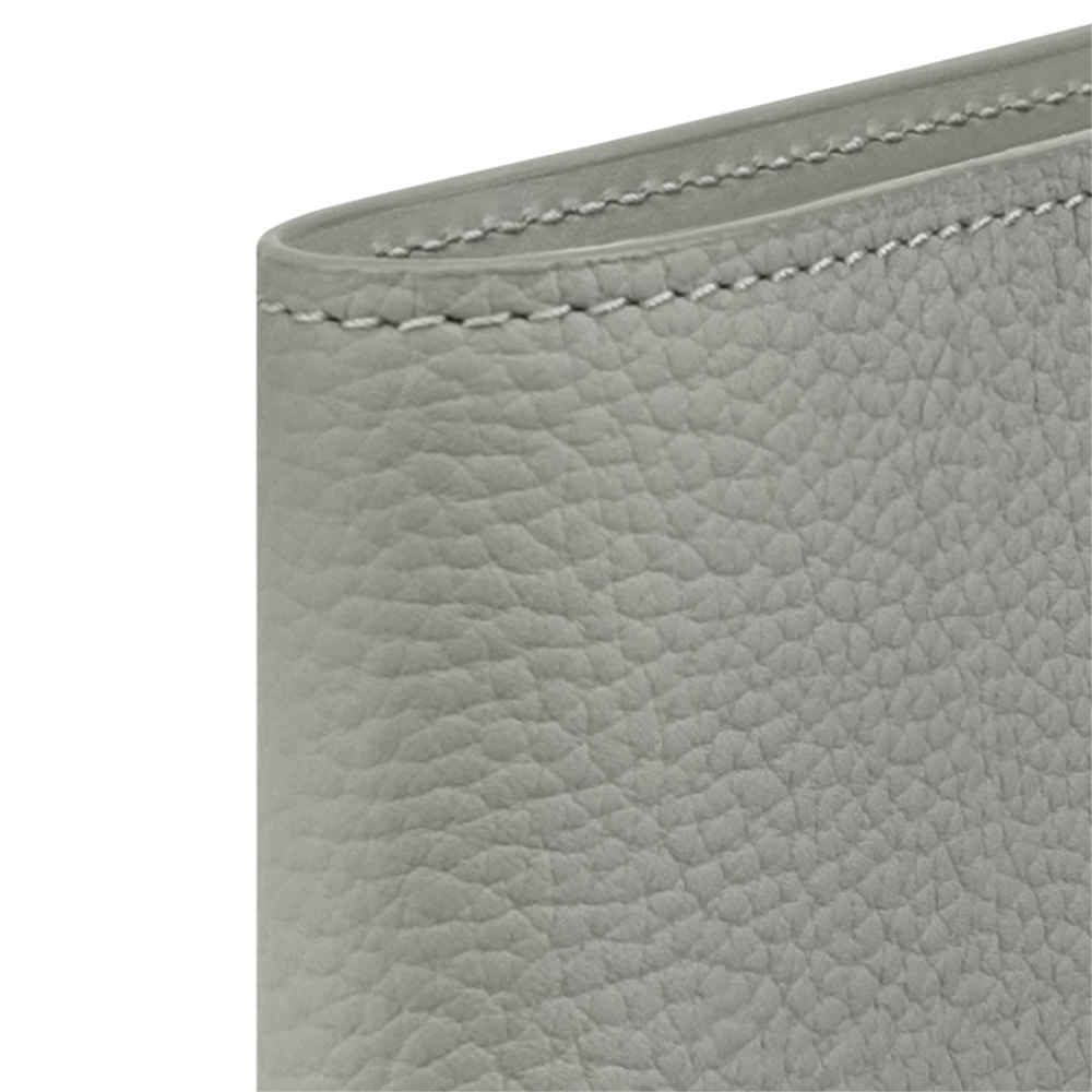 Louis Vuitton Grey Premium Compact Wallet-4