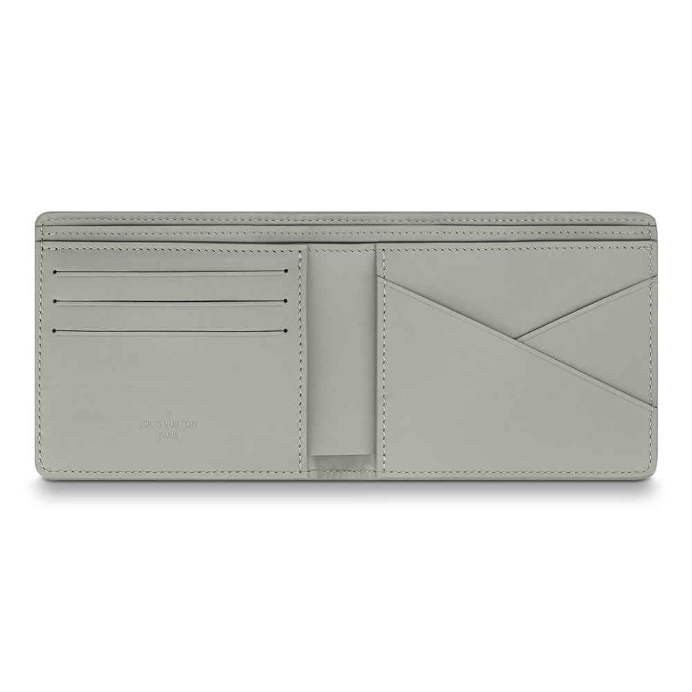 Louis Vuitton Grey Premium Compact Wallet-1