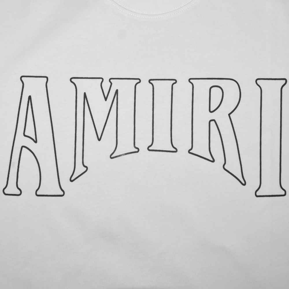 Amiri White Premium Quality T-shirt-3