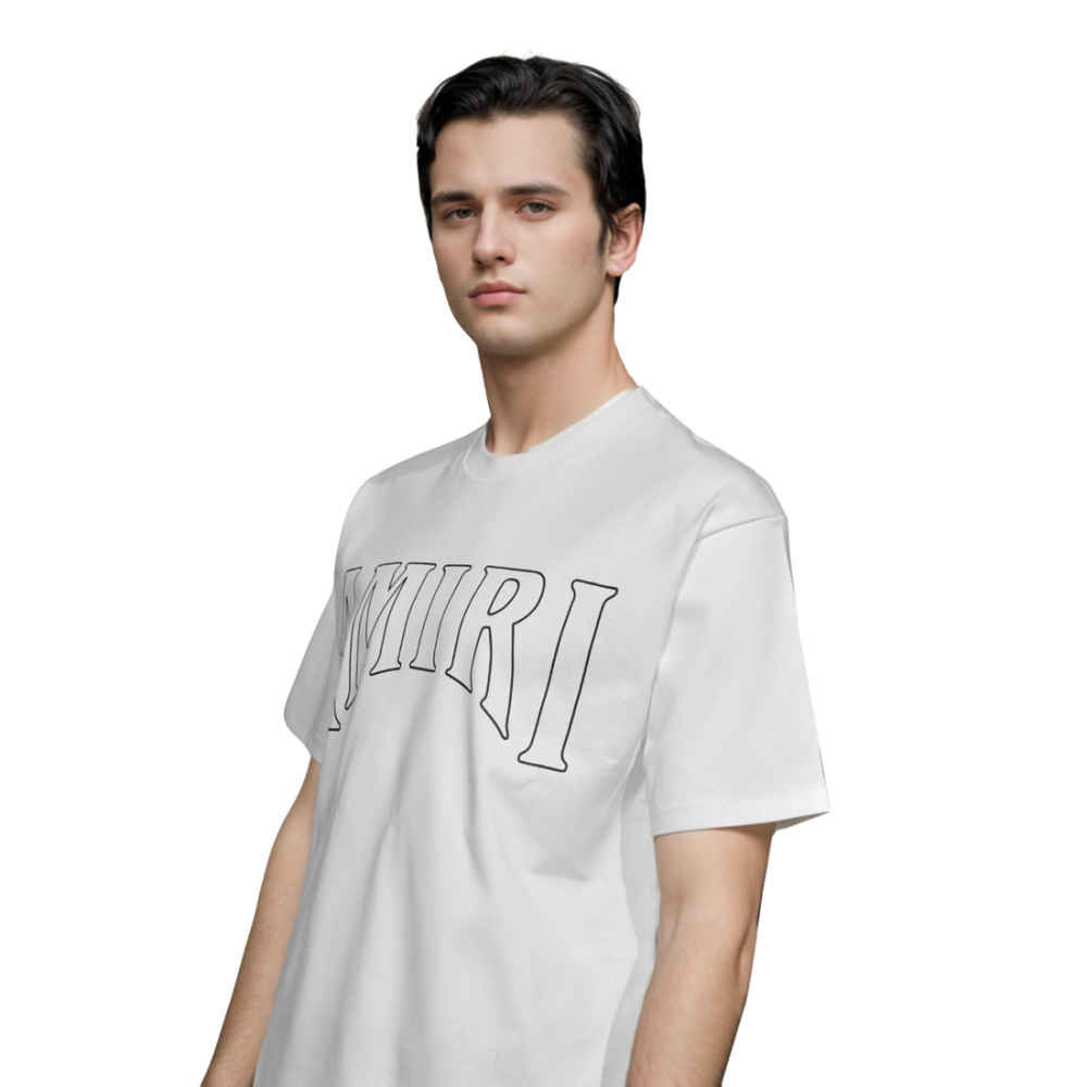 Amiri White Premium Quality T-shirt-2
