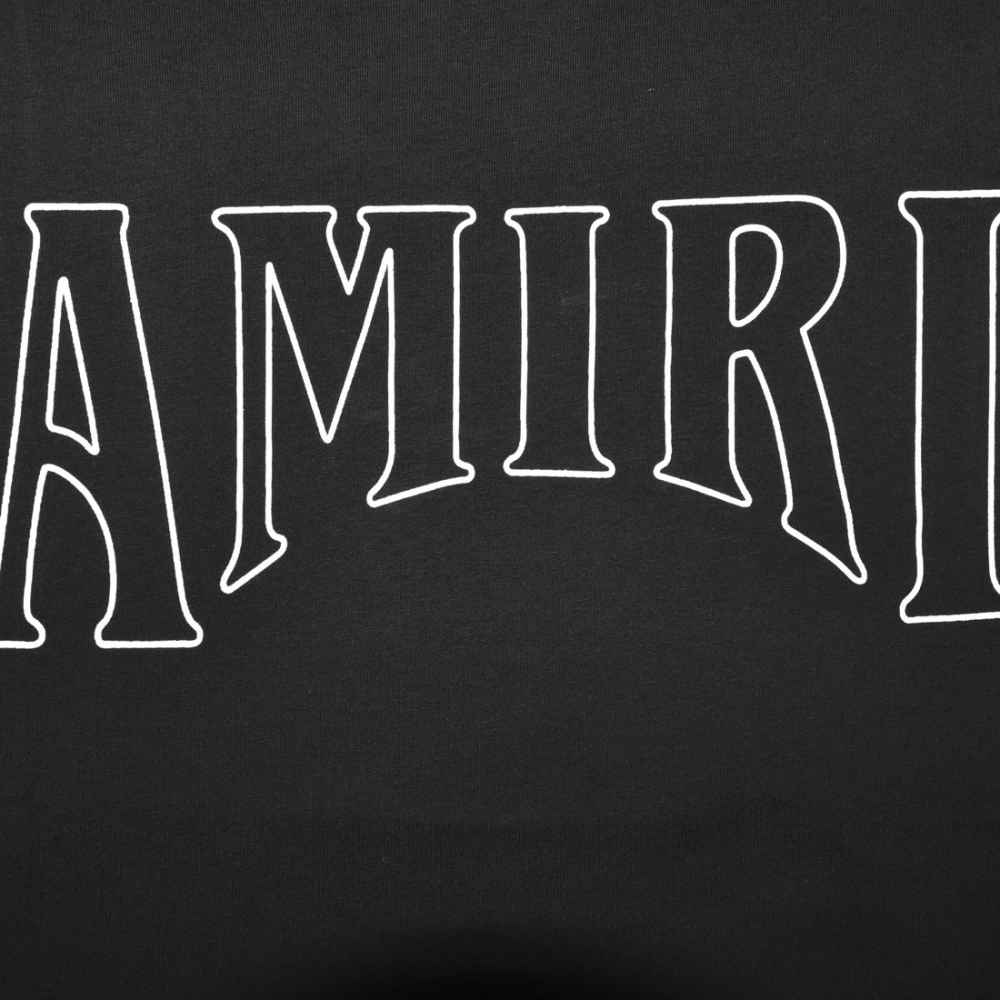 Amiri Black Premium Quality T-shirt-3
