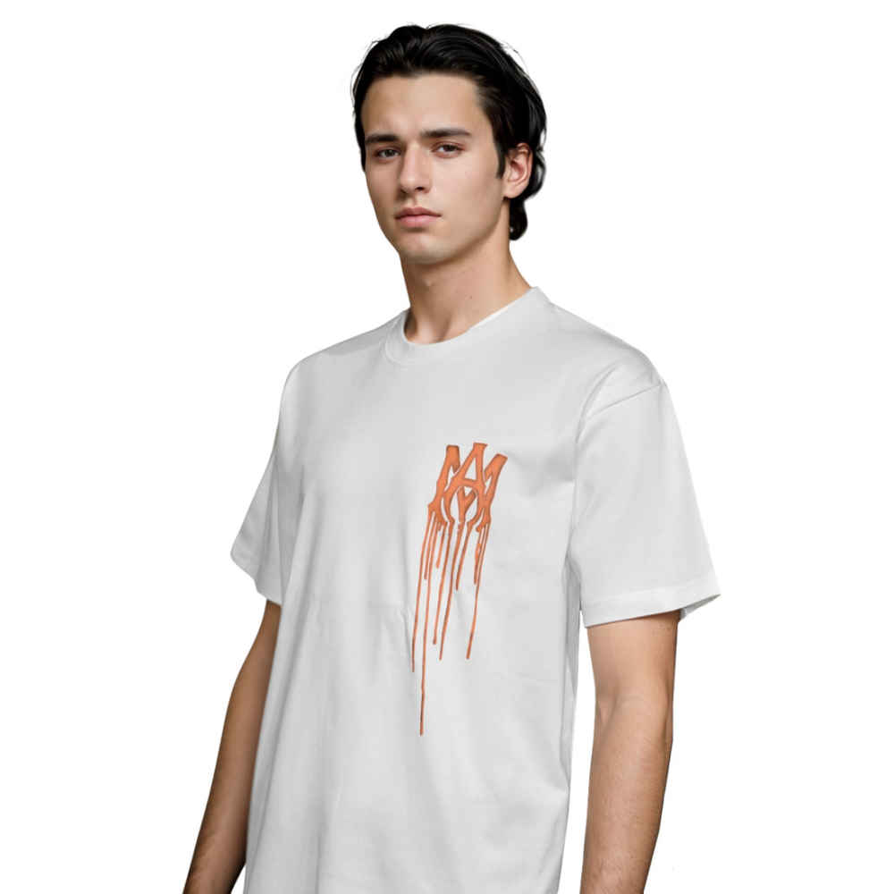 Amiri White Premium Quality T-shirt-2