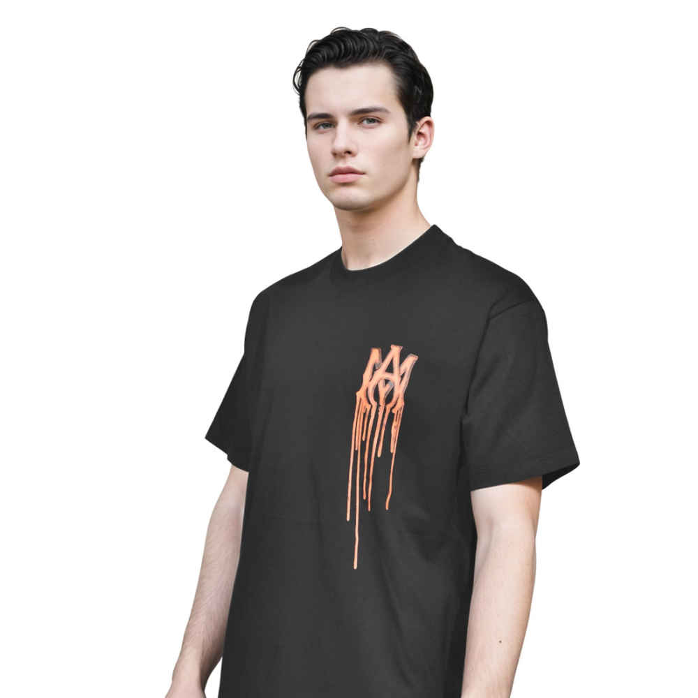 Amiri Black Premium Quality T-shirt-2