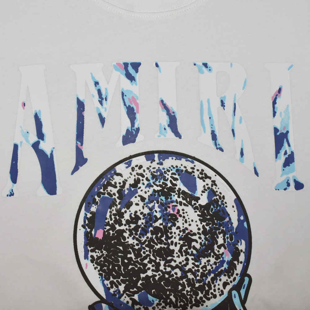 Amiri White Premium Quality T-shirt-3