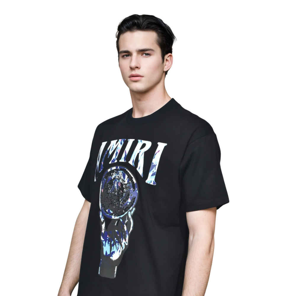 Amiri Black Premium Quality T-shirt-2