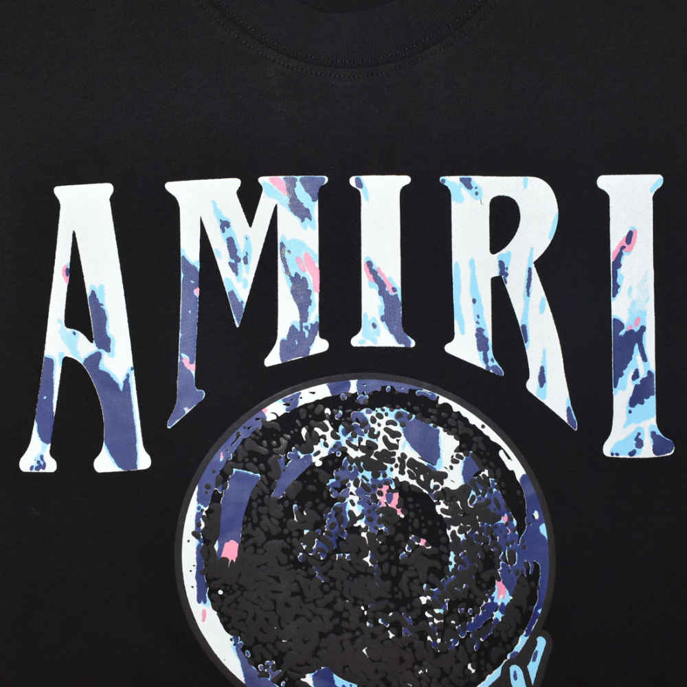 Amiri Black Premium Quality T-shirt-3