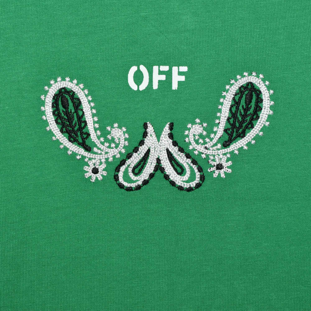 Off-White Green Premium Quality T-shirt-3