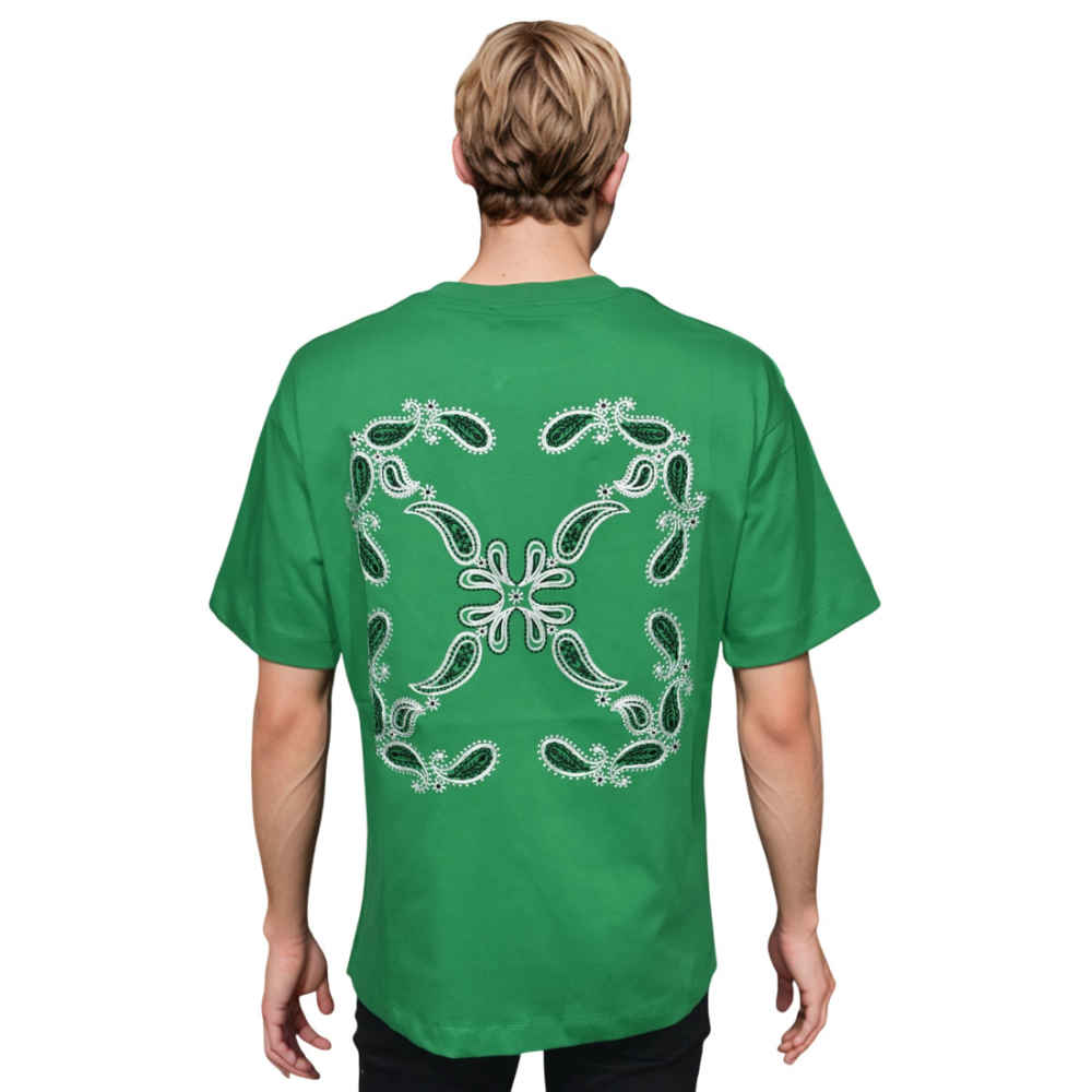 Off-White Green Premium Quality T-shirt-1