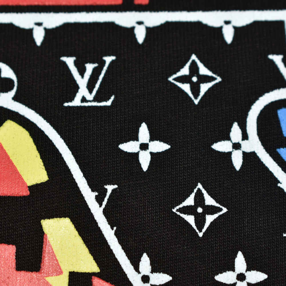 Louis Vuitton Black Premium Quality T-shirt-3