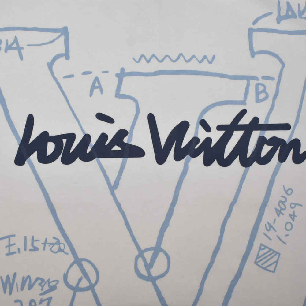 Louis Vuitton White Premium Quality T-shirt-3