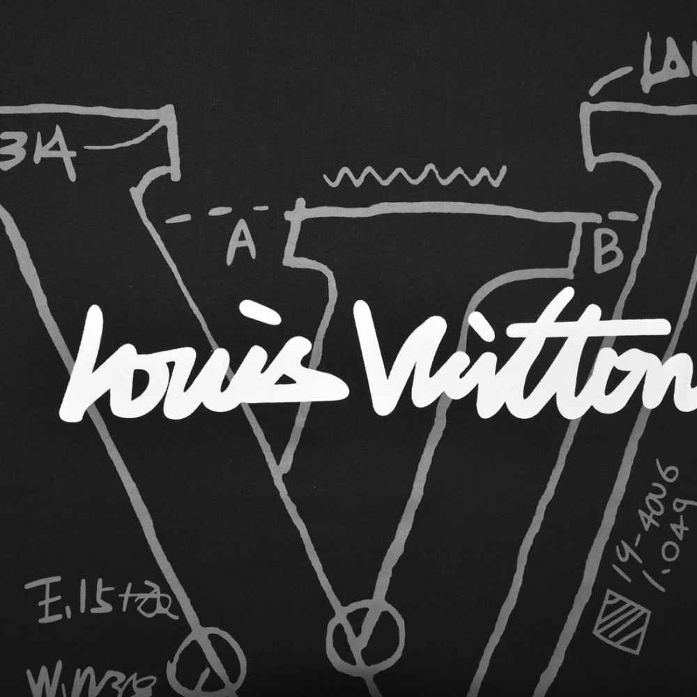 Louis Vuitton Black Premium Quality T-shirt-3
