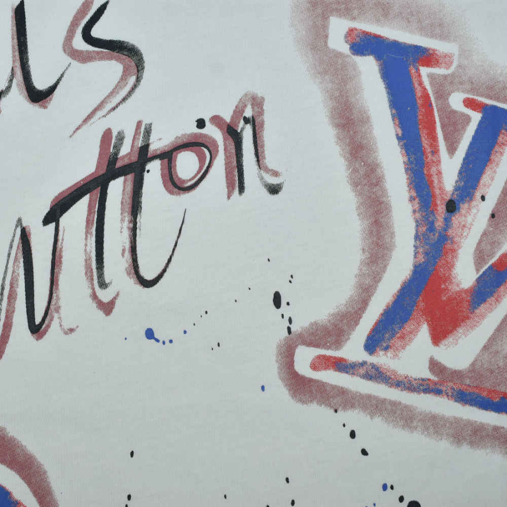Louis Vuitton White Premium Quality T-shirt-3