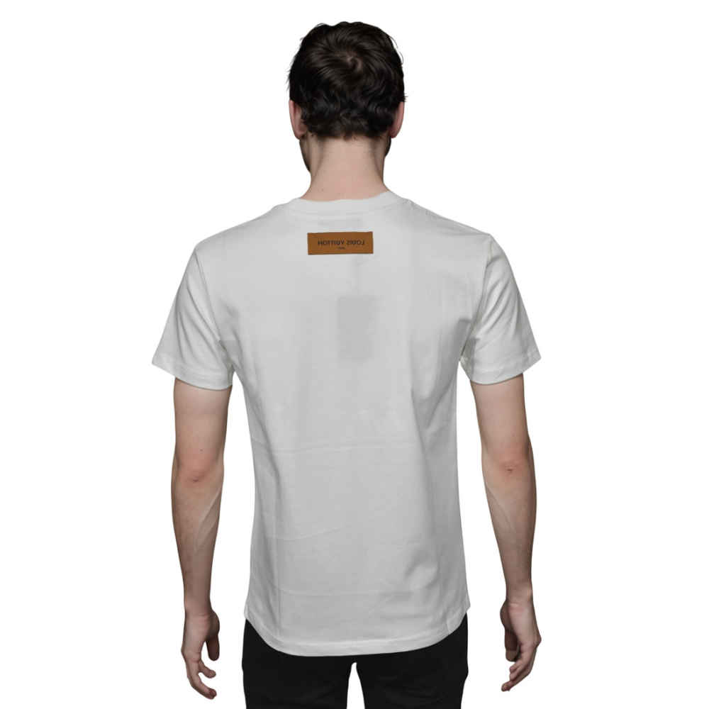 Louis Vuitton White Premium Quality T-shirt-1