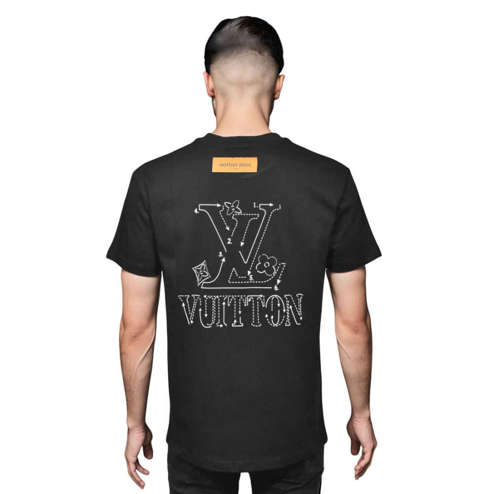 Louis Vuitton Black Premium Quality T-shirt-1