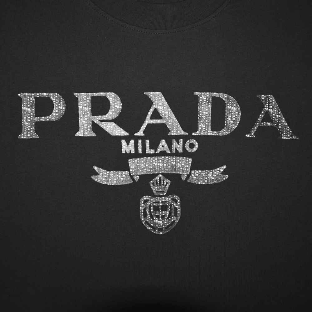 Prada Black Premium Quality T-shirt-3