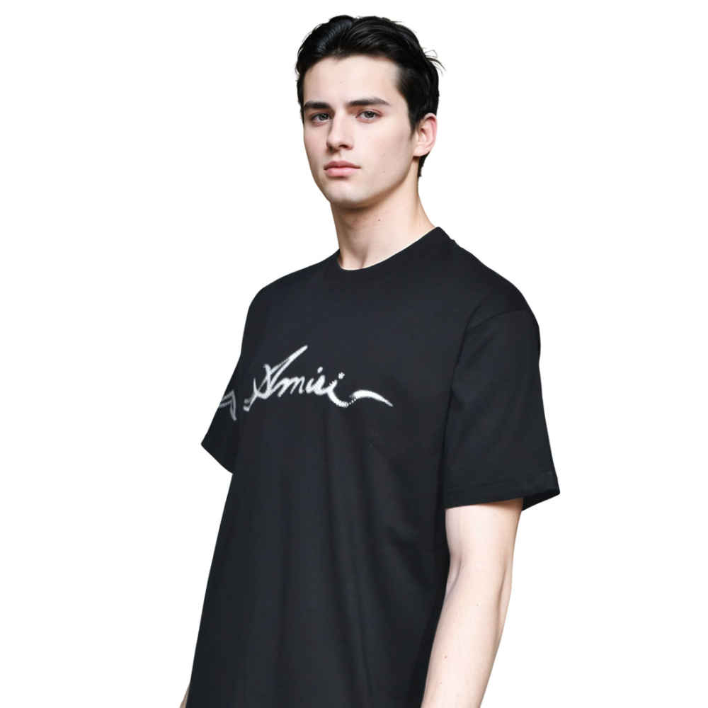 Amiri Black Premium Quality T-shirt-2