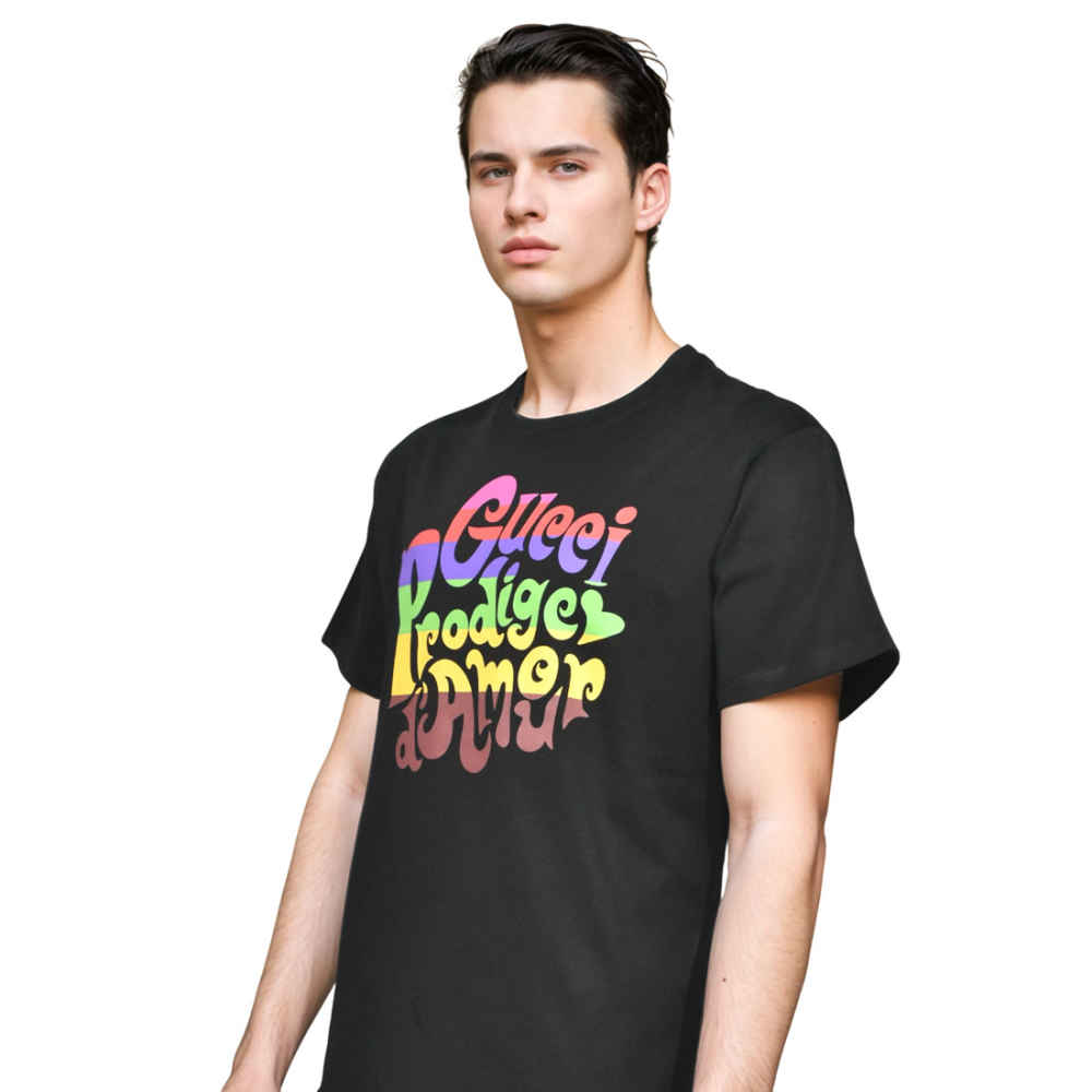 Gucci Black Premium Quality T-shirt-2