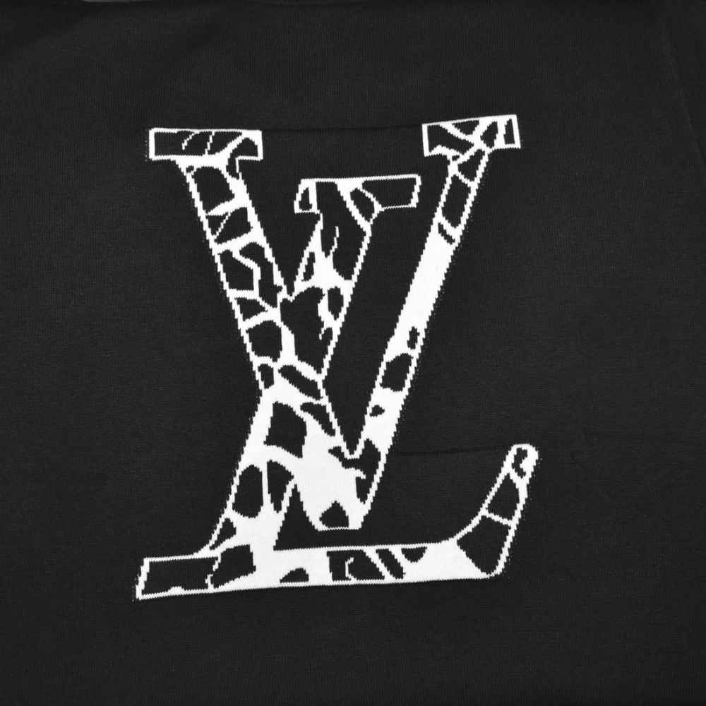 Louis Vuitton Black Premium Quality T-shirt-3