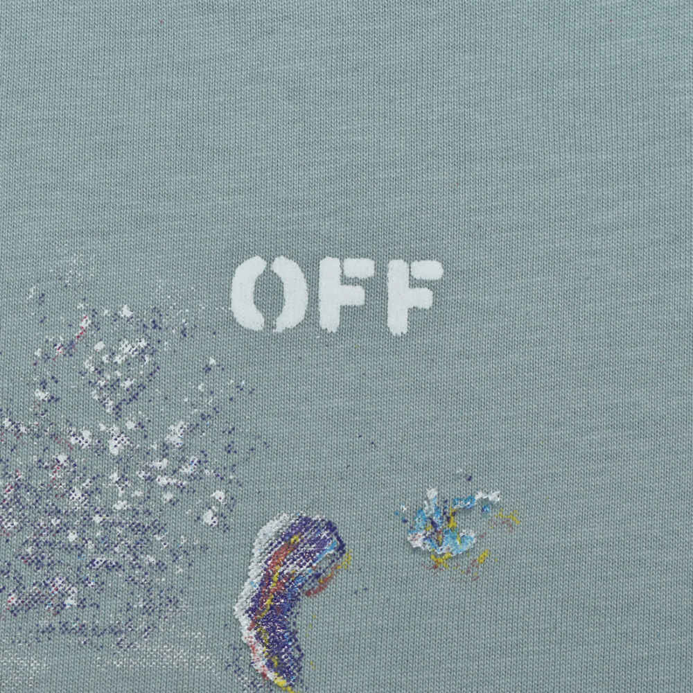 Off-White Sky Blue Premium Quality T-shirt-3