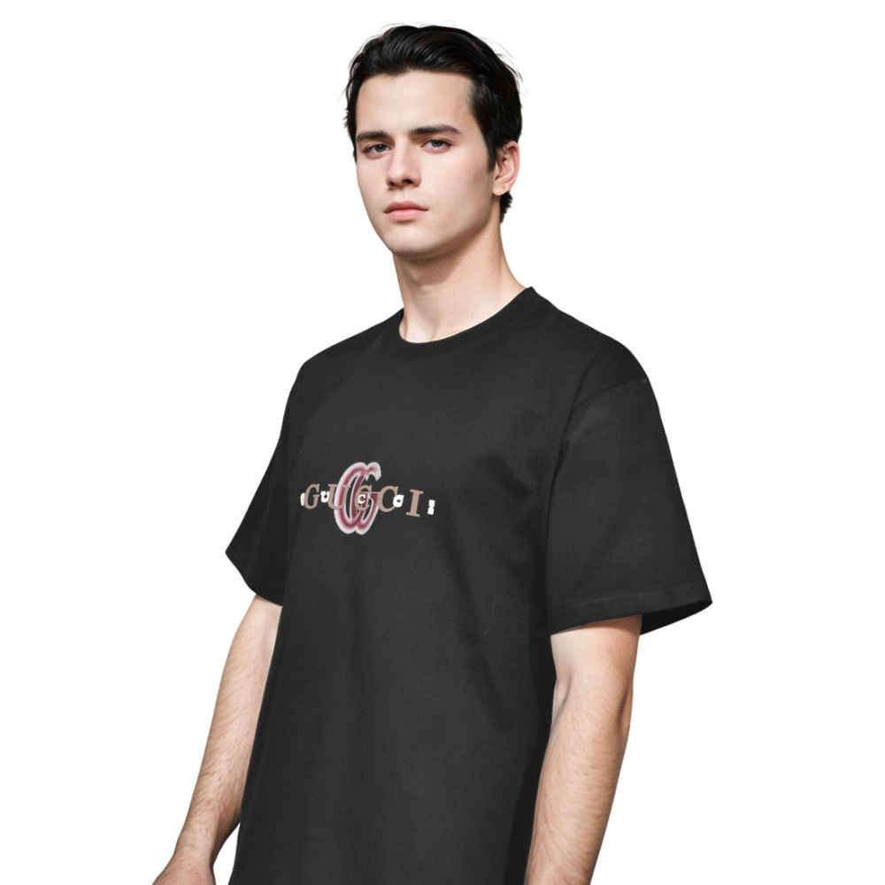 Gucci Black Premium Quality T-shirt-2