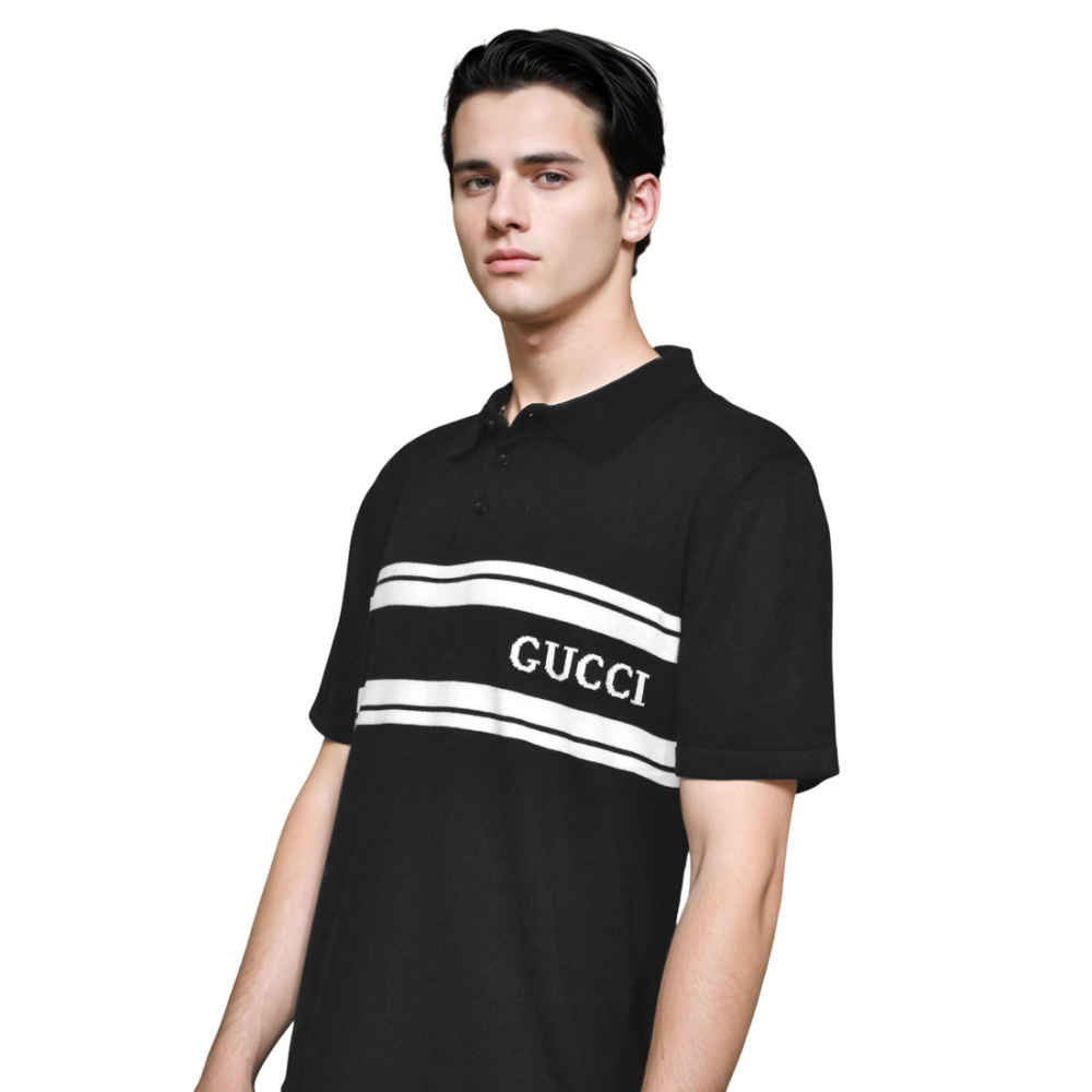 Gucci Black Premium Quality T-shirt-2