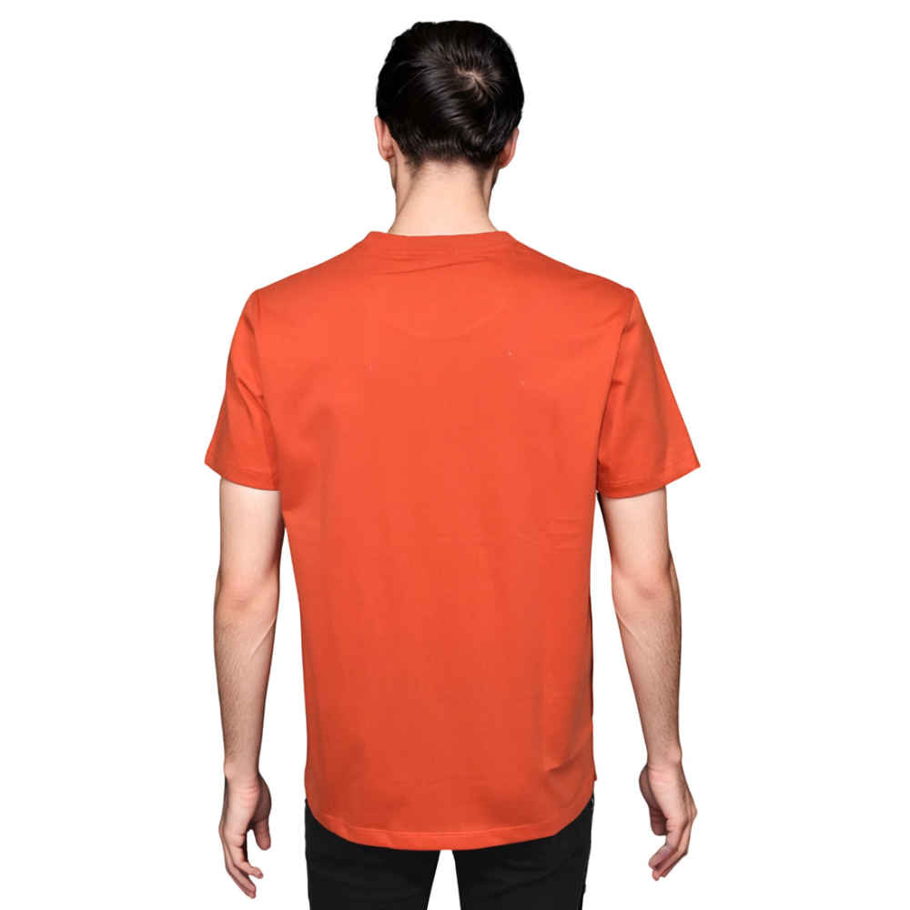 Dior Teddy Print Orange Premium Quality T-shirt-1