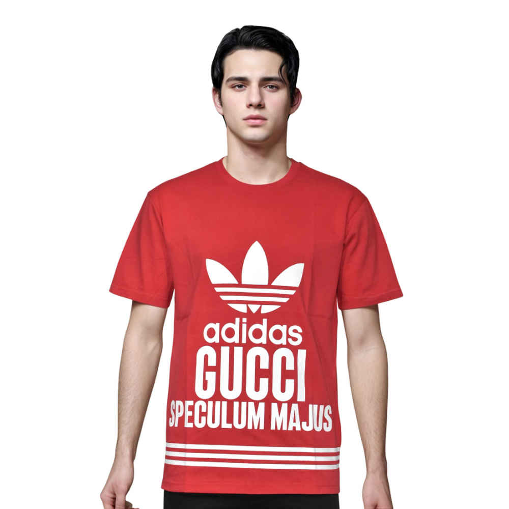 Gucci Red Premium Quality Tees-thumb-0