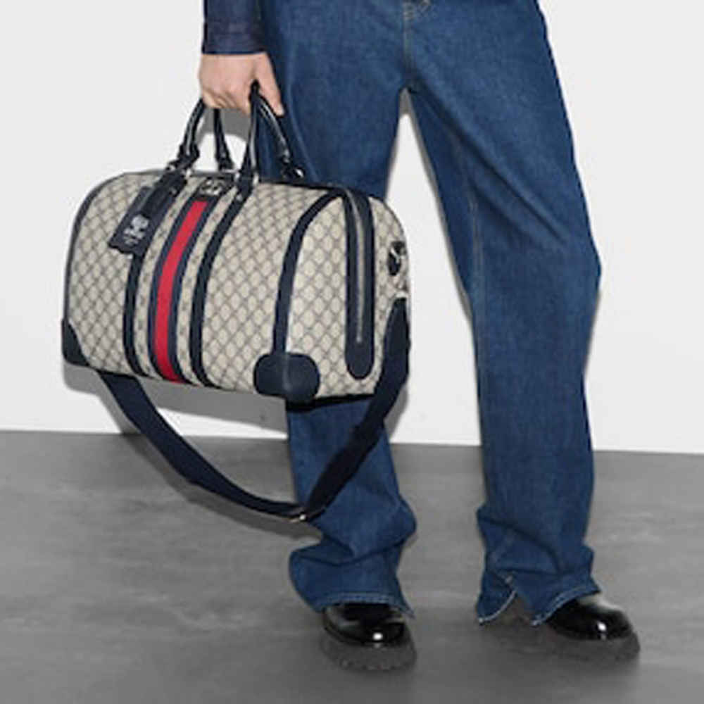 Gucci Brown Premium Duffle Bag-thumb-5