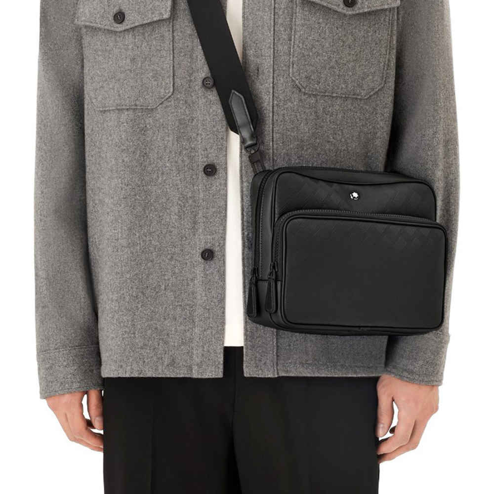Montblanc Black Premium Mini Messenger Bag-3