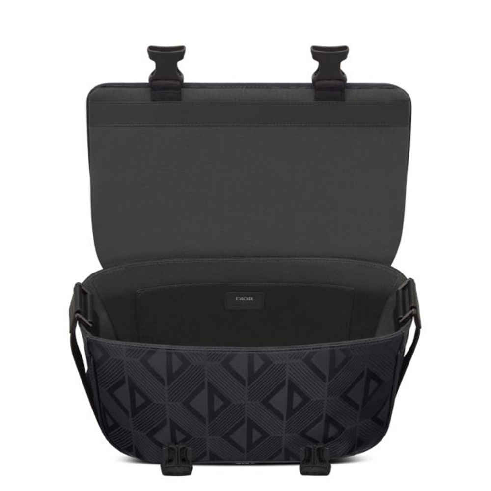Dior Black Premium Explorer Messenger Bag-4