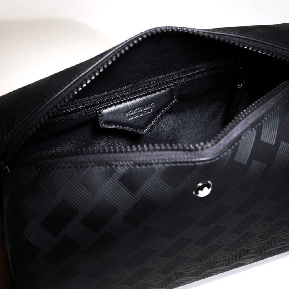 MontBlanc Black Premium Side Sling Bag-thumb-1