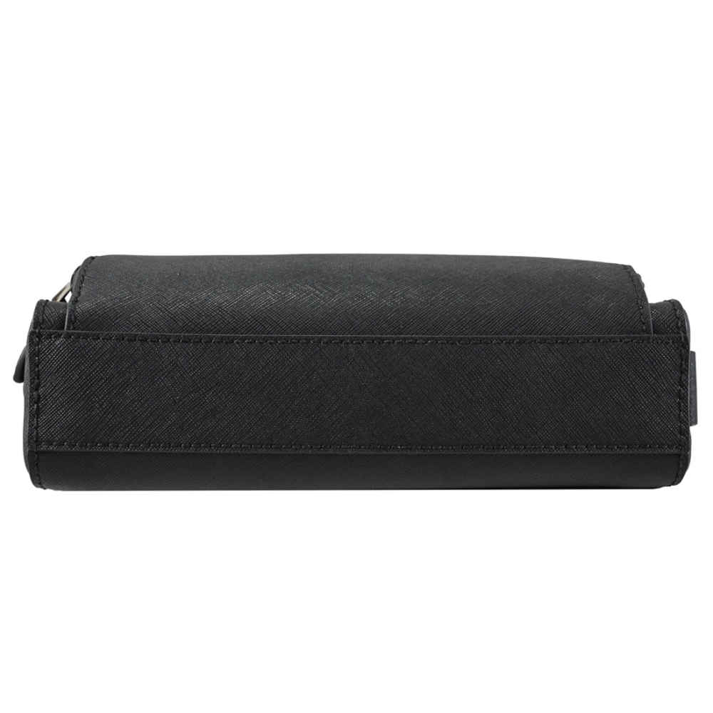 Bally Black Premium Front Pocket Cross Body Zipper Bag-4