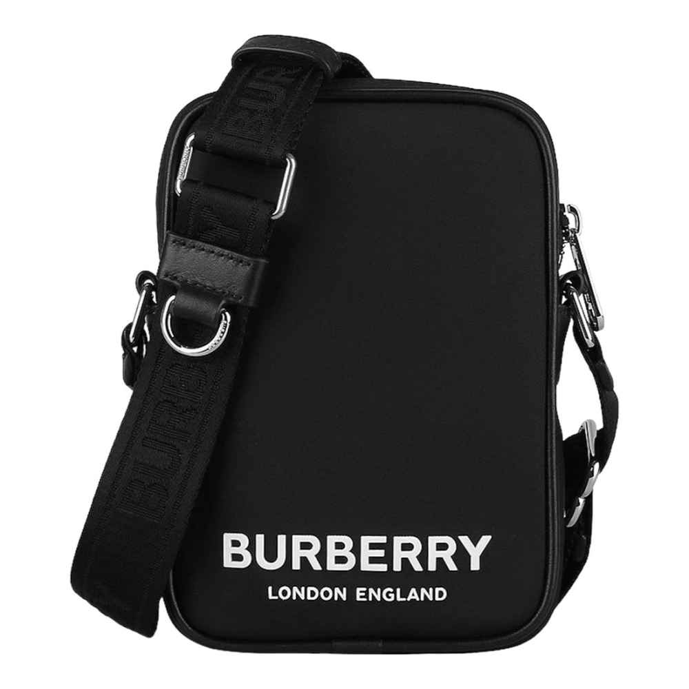 Burberry Black Premium Vertical Paddy Crossbody Bag-thumb-0