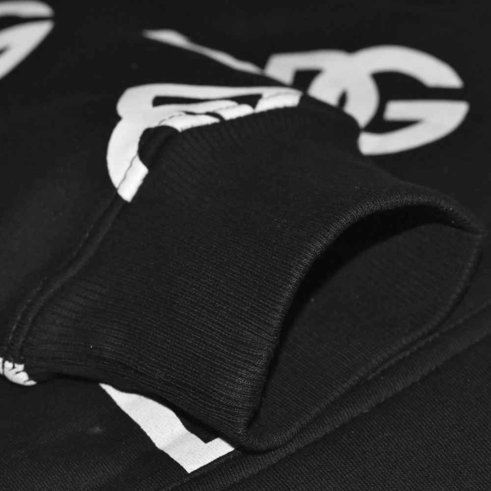 Dolce & Gabbana Black Premium Quality Hoodie-thumb-4