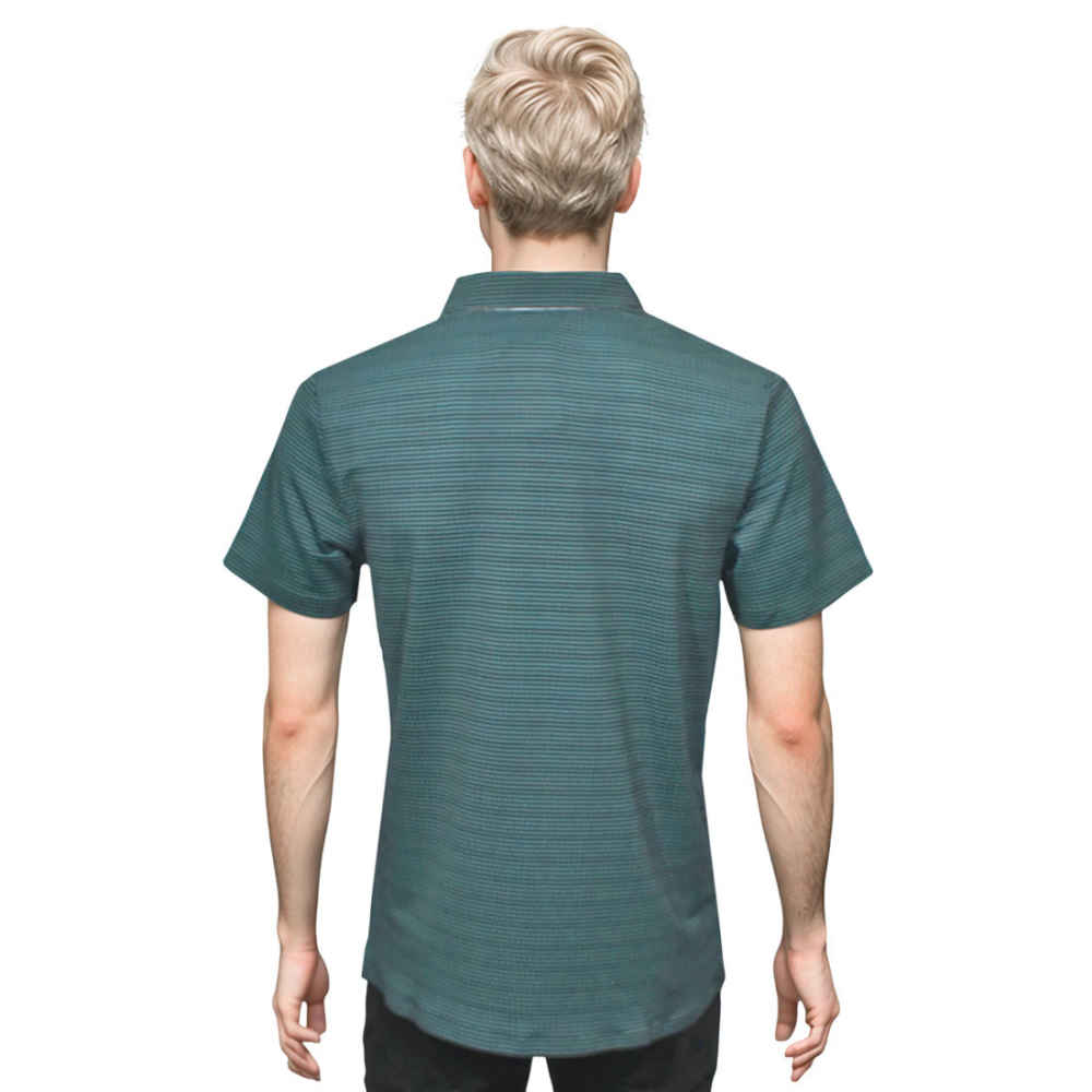 Prada Embossed Logo Green Premium Polo Luxury T-shirt-1