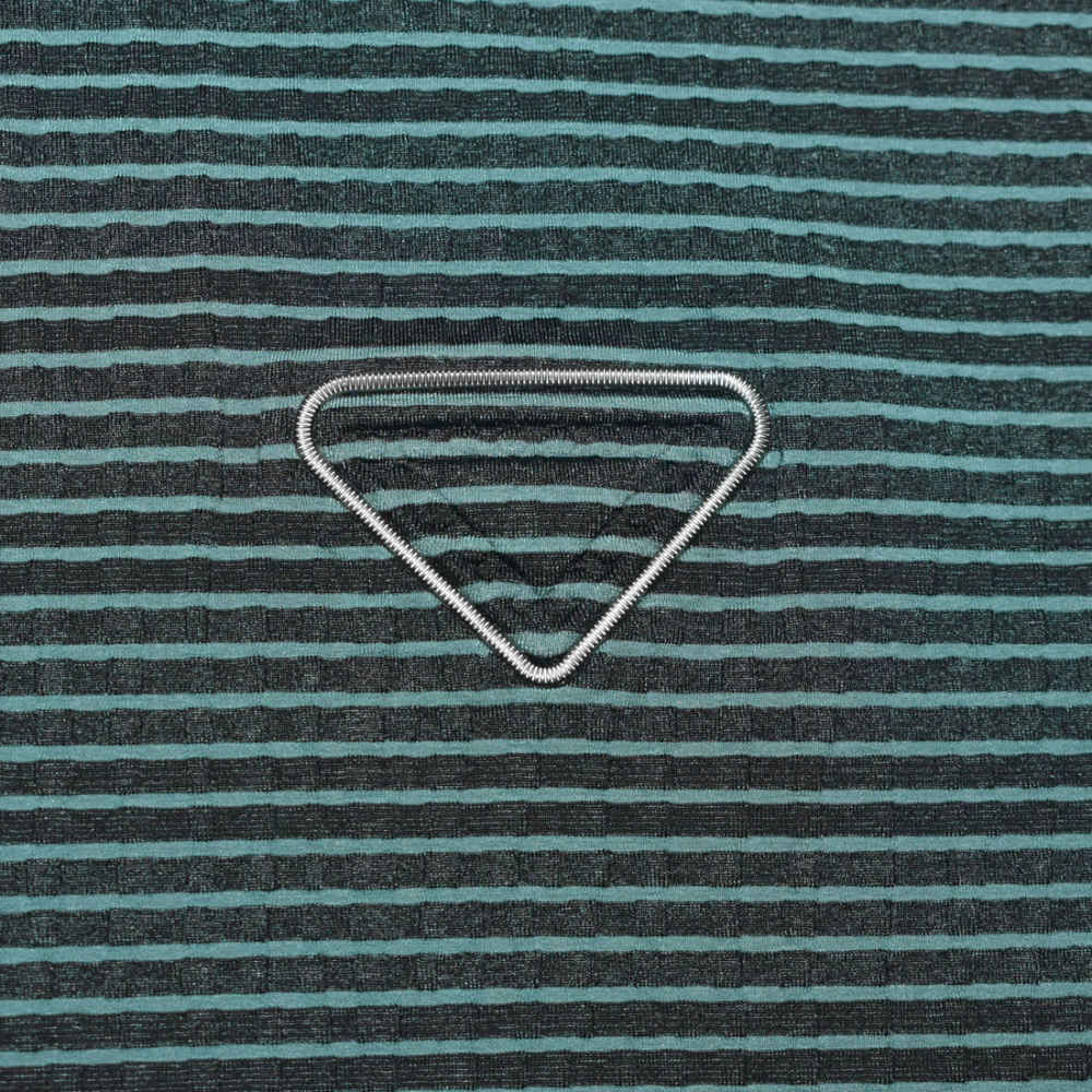 Prada Embossed Logo Green Premium Polo Luxury T-shirt-3