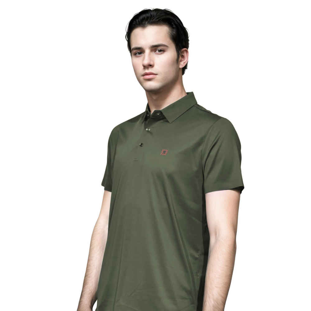 Hermes Paris Green Premium Polo T-shirt-2