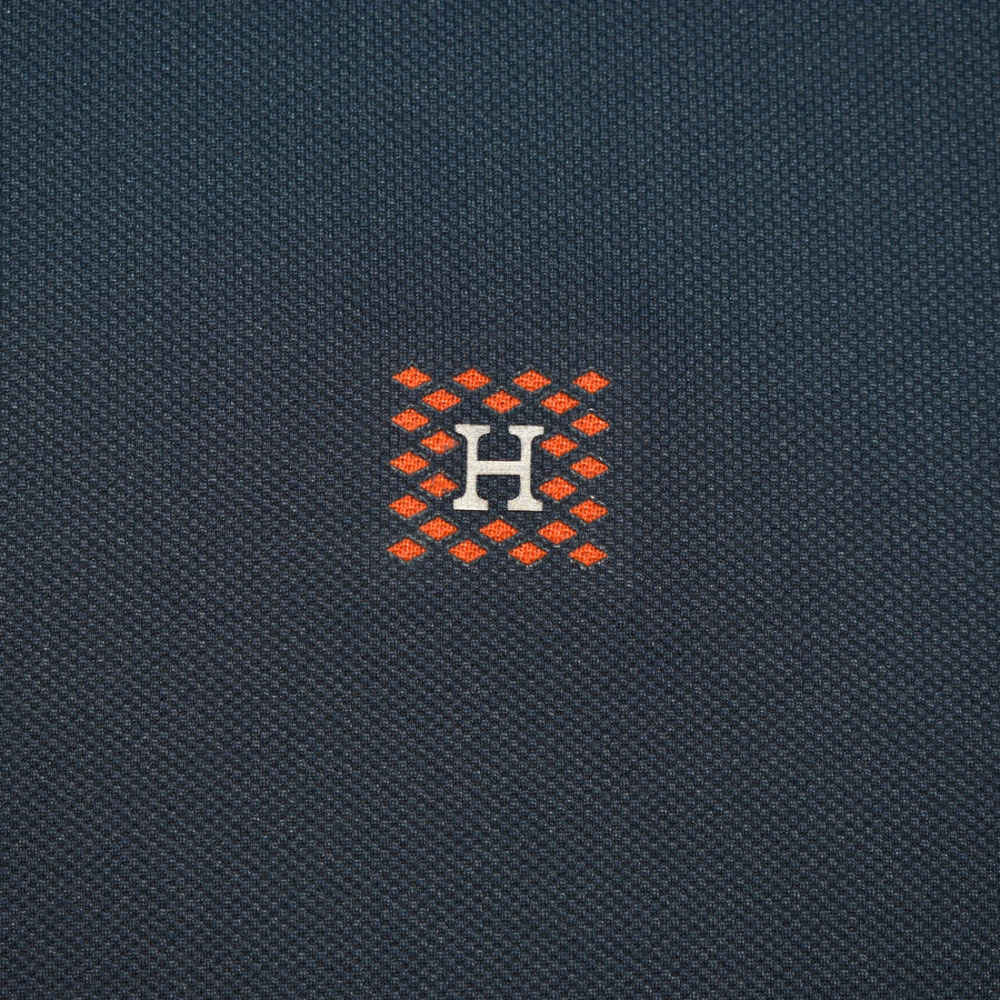 Hermes Paris Blue Premium Polo T-shirt-thumb-3