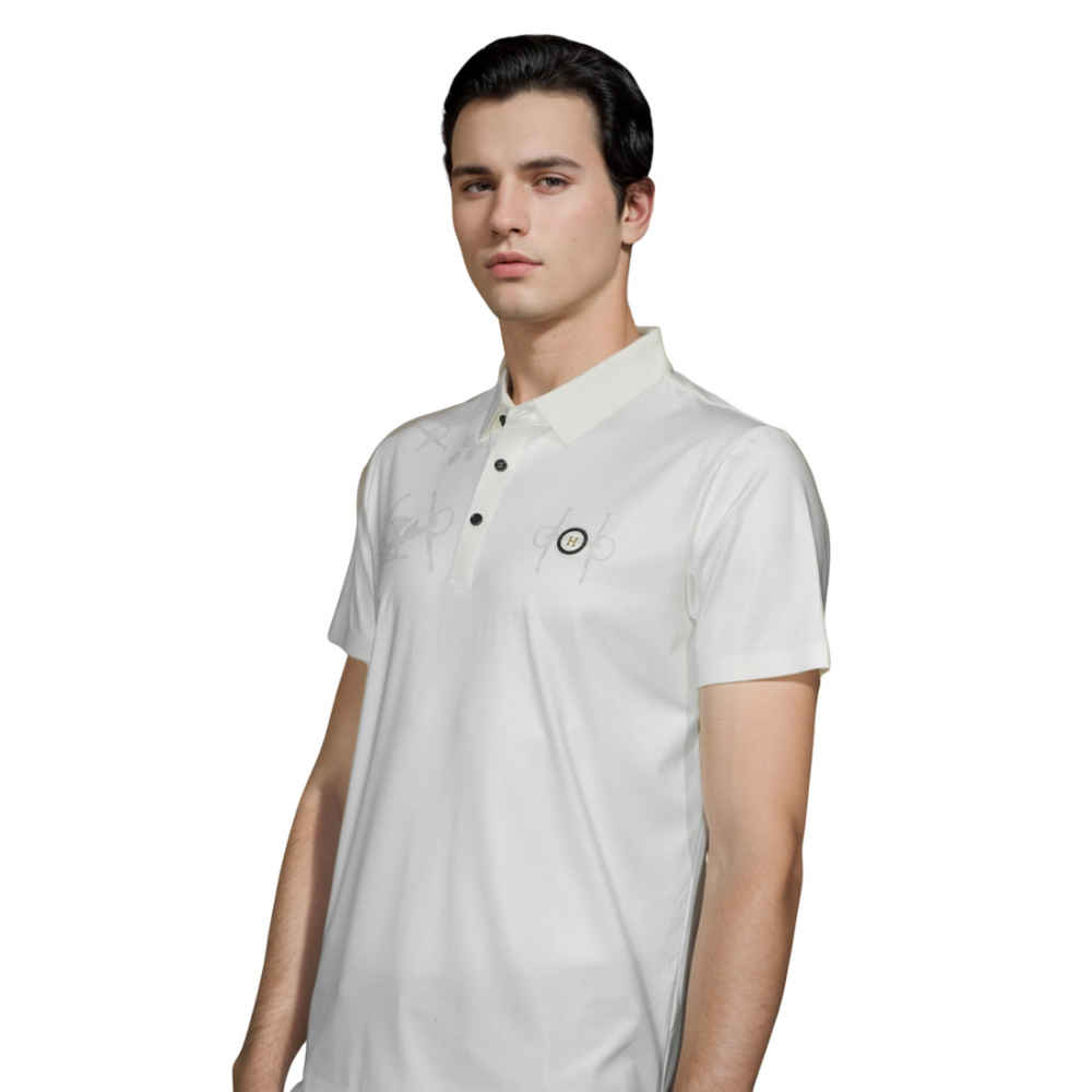 Hermes Paris White Premium Quality Luxury T-shirt-2