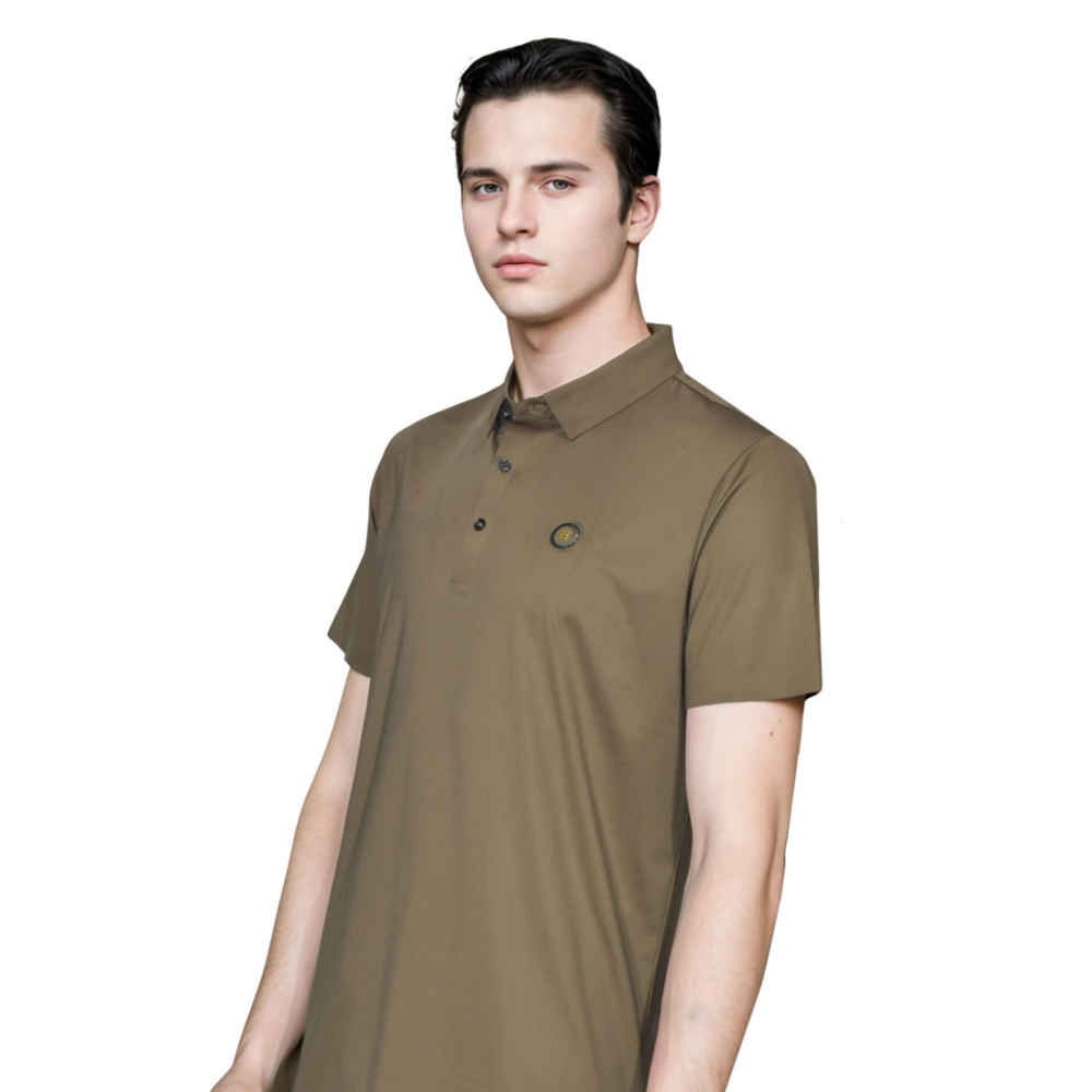 Hermes Paris Brown Premium Quality Luxury T-shirt-2