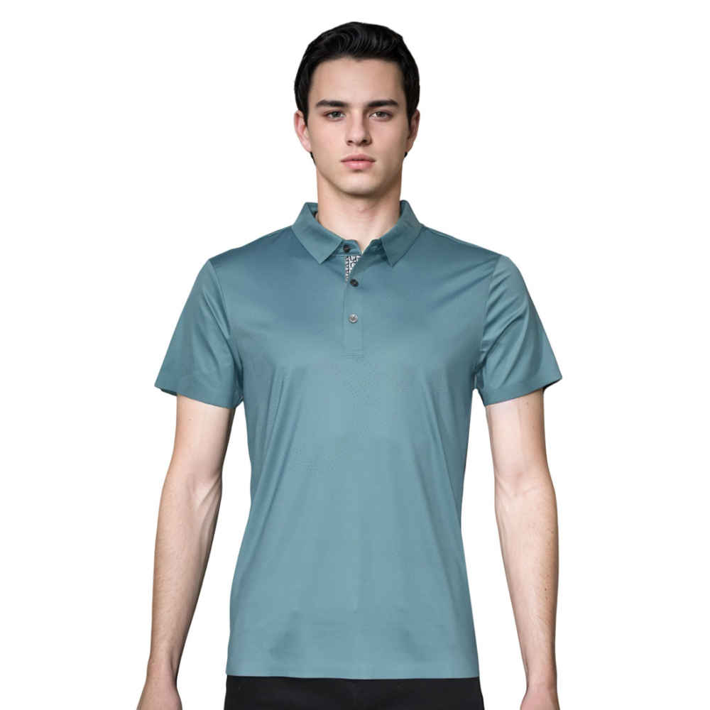 Salvatore Ferragamo Green Premium Quality Polo T-shirt-thumb-0